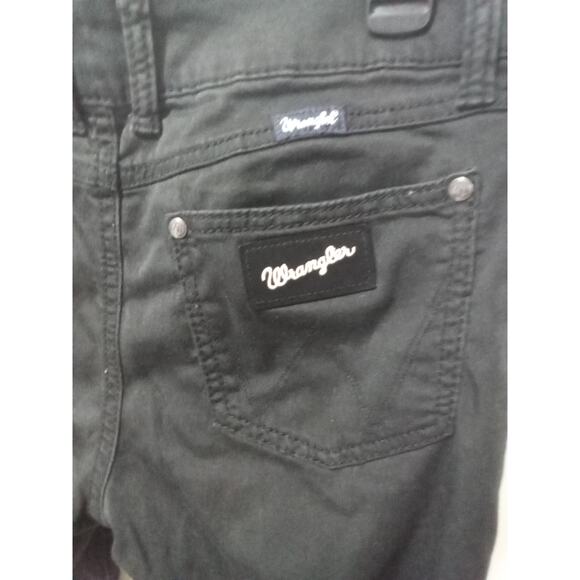 Wrangler Flair Leg Black Jeans - Picture 3 of 4